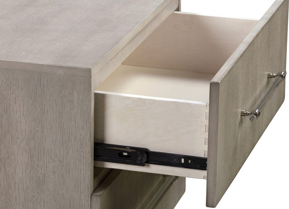 Argento Nightstand in Misty Grey