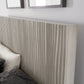 Argento Cal King Bed in Misty Grey