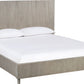 Argento Queen Bed in Misty Grey