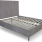 Argento Cal King Bed in Misty Grey