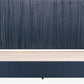 Argento Queen Bed in Navy Blue and Burnished Brass