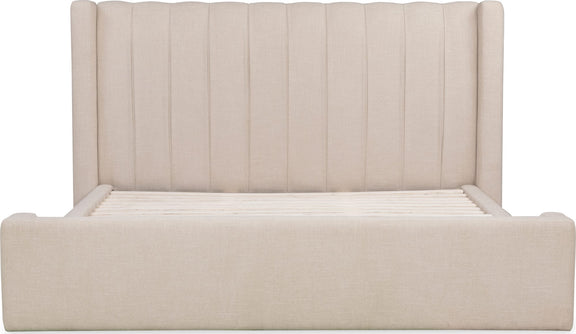 Arroyo Uph King Bed - Cashew