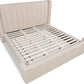 Arroyo Uph Queen Bed - Cashew