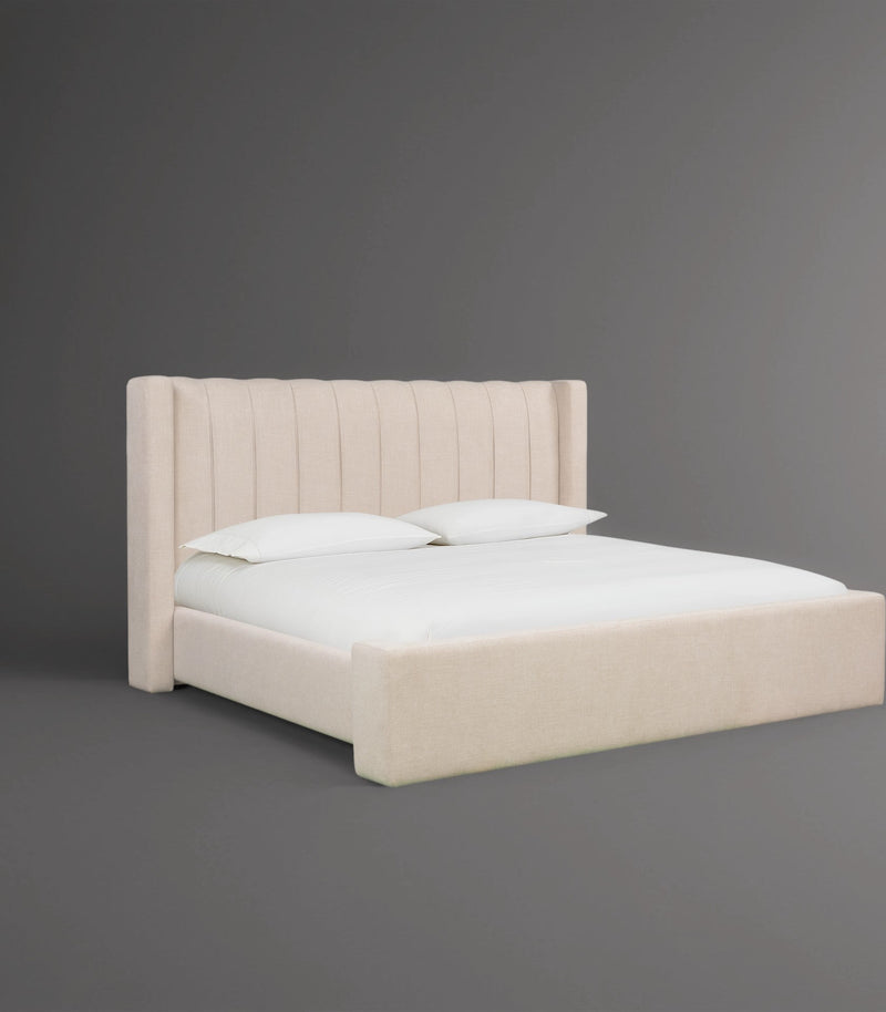 Arroyo Uph Queen Bed - Cashew