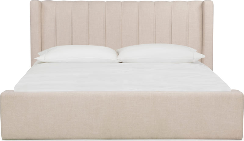 Arroyo Uph Queen Bed - Cashew