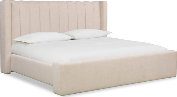 Arroyo Uph Queen Bed - Cashew