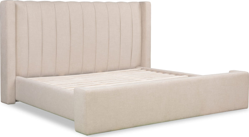 Arroyo Uph Queen Bed - Cashew