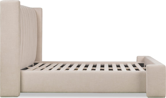 Arroyo Uph Queen Bed - Cashew