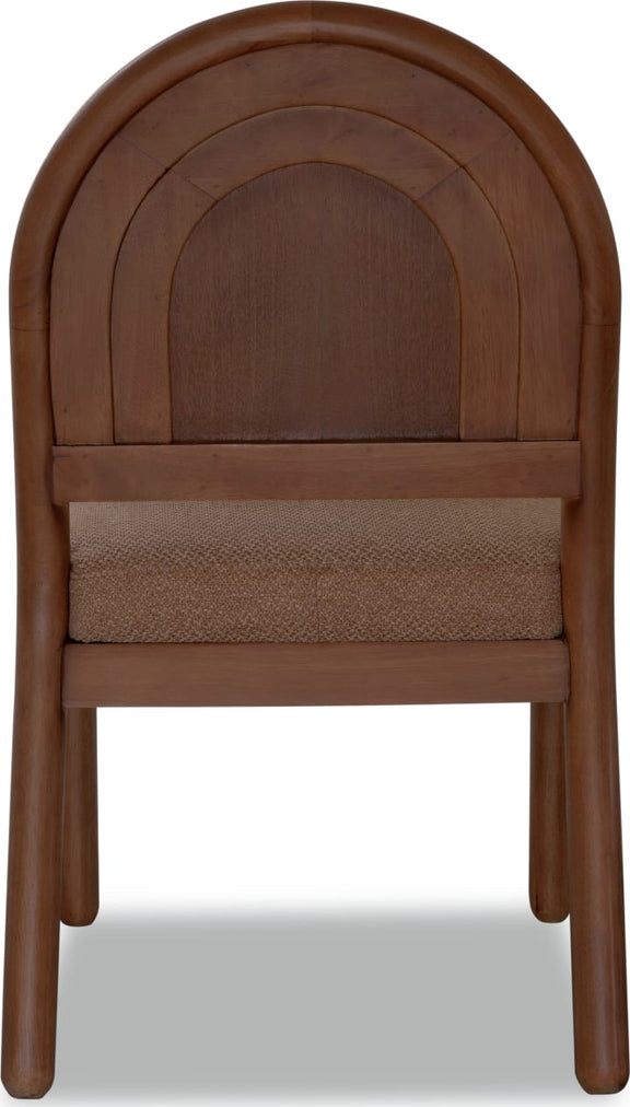Astor Arc Bk Chair - Wt Bd/Clt