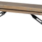 Autumn Solid Wood Dining Bench in Flink Oak