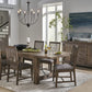 Autumn Solid Wood Extending Dining Table in Flink Oak