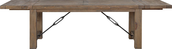 Autumn Solid Wood Extending Dining Table in Flink Oak