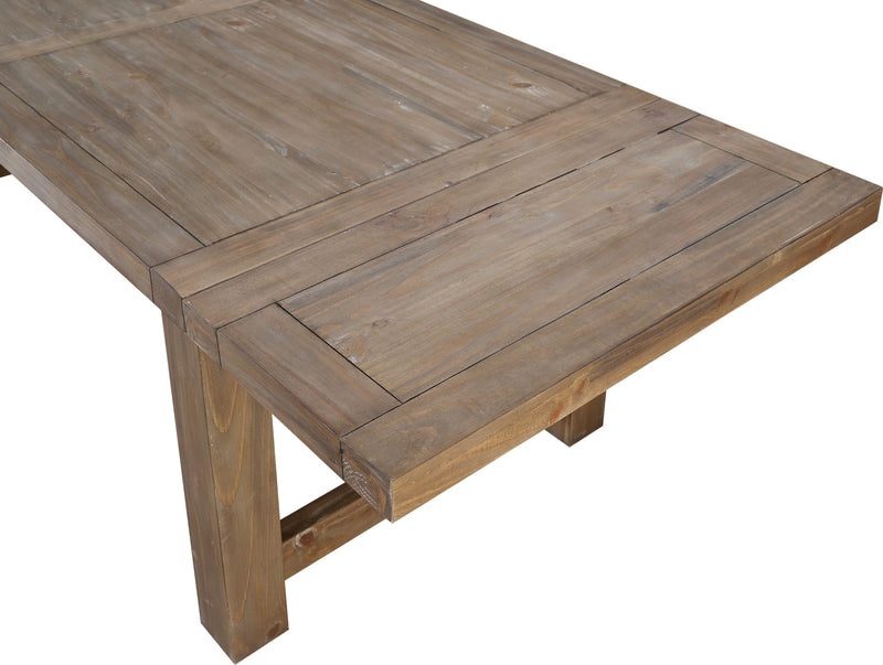 Autumn Solid Wood Extending Dining Table in Flink Oak