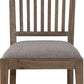 Autumn Solid Wood Upholstered Dining Chair in Flint Oak