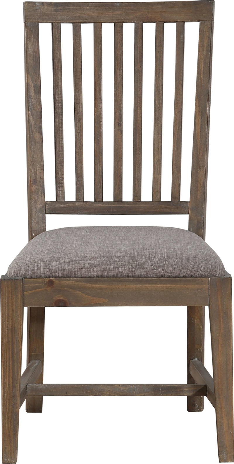 Autumn Solid Wood Upholstered Dining Chair in Flint Oak