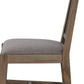 Autumn Solid Wood Upholstered Dining Chair in Flint Oak