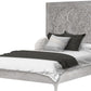 Boho Chic Full-Size Bed in Washed White