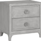 Boho Chic Nighstand in Washed White