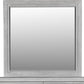 Boho Chic Plain Mirror in Washed White