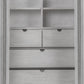 Boho Chic Wardrobe Chest in Washed White (2024)