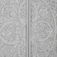 Boho Chic Wardrobe Chest in Washed White (2024)