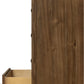 Boka Five Drawer Acacia Wood Chest in Impala