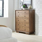 Boka Five Drawer Acacia Wood Chest in Impala