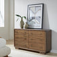 Boka Six Drawer Acacia Wood Dresser in Impala