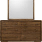 Boka Six Drawer Acacia Wood Dresser in Impala