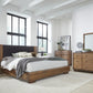 Boka Three Drawer Acacia Wood Nightstand in Impala