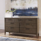 Boracay Seven Drawer Walnut Dresser in Wild Oats Brown (2024)