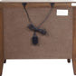 Boracay Two Drawer USB Charging Nightstand in Wild Oats Brown
