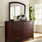 Brighton Mirror in Cinnamon