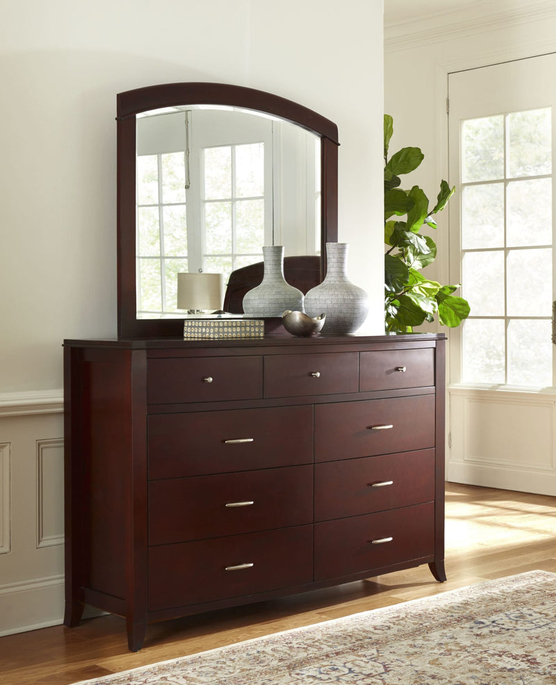 Brighton Mirror in Cinnamon