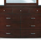 Brighton Nine Drawer Dresser In Cinnamon (2024)