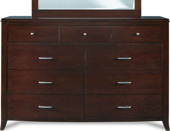 Brighton Nine Drawer Dresser In Cinnamon (2024)