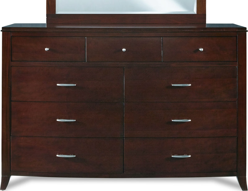 Brighton Nine Drawer Dresser In Cinnamon (2024)
