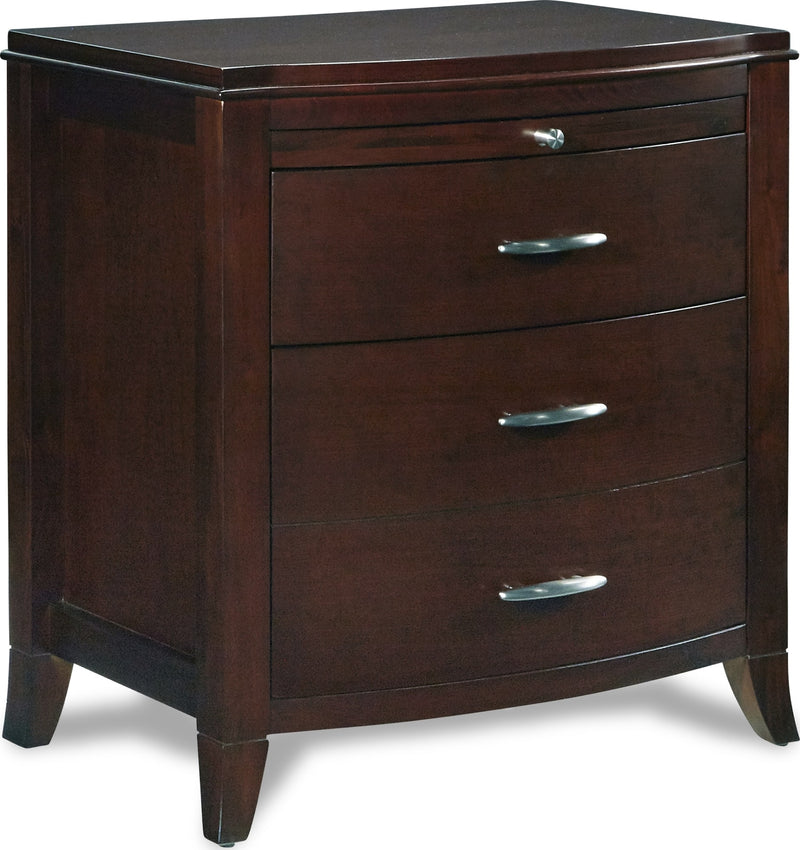 Brighton Two Drawer Nightstand in Cinnamon