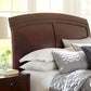 Brighton Queen Size Low Profile Sleigh Bed in Cinnamon
