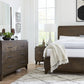 Broderick Panel Bed in Wild Oats Brown