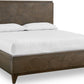 Broderick Panel Bed in Wild Oats Brown