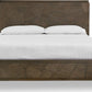 Broderick Panel Bed in Wild Oats Brown