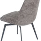 CEO 180 Degree Return Swivel Upholstered Dining Chair in Oyster