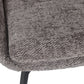 CEO 180 Degree Return Swivel Upholstered Dining Chair in Oyster