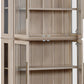 Camden Four Door Shiplap Curio in Chai