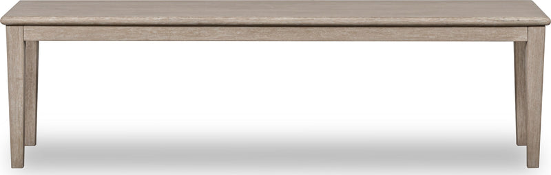 Camden Oak Wood Bench in Chai