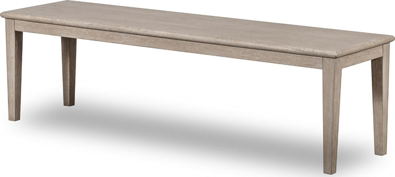 Camden Oak Wood Bench in Chai
