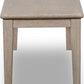 Camden Oak Wood Bench in Chai