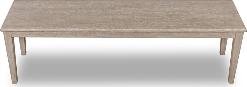 Camden Oak Wood Bench in Chai