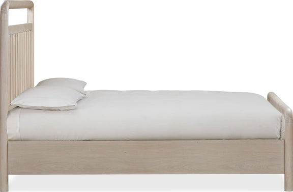 Camden Full-size Shiplap Oak Wood Platform Bed in Chai